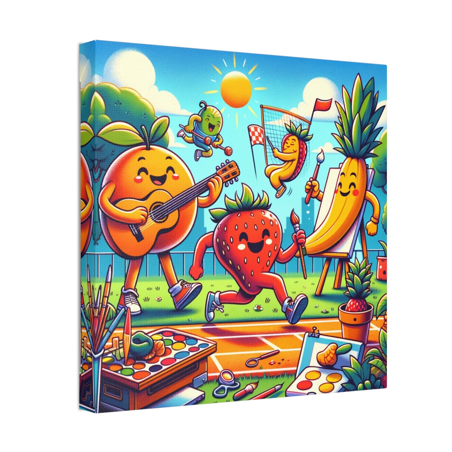 Fruit Fun Classic Stretched Canvas