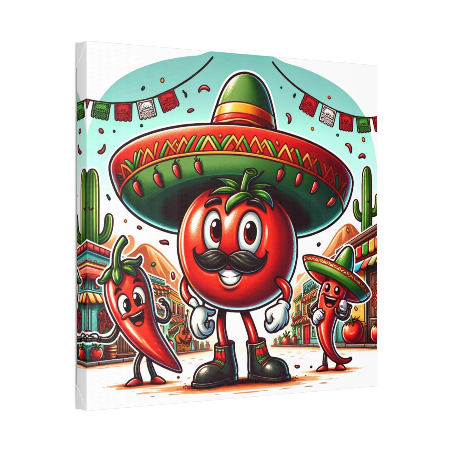 Mexican Tomato Classic Stretched Canvas