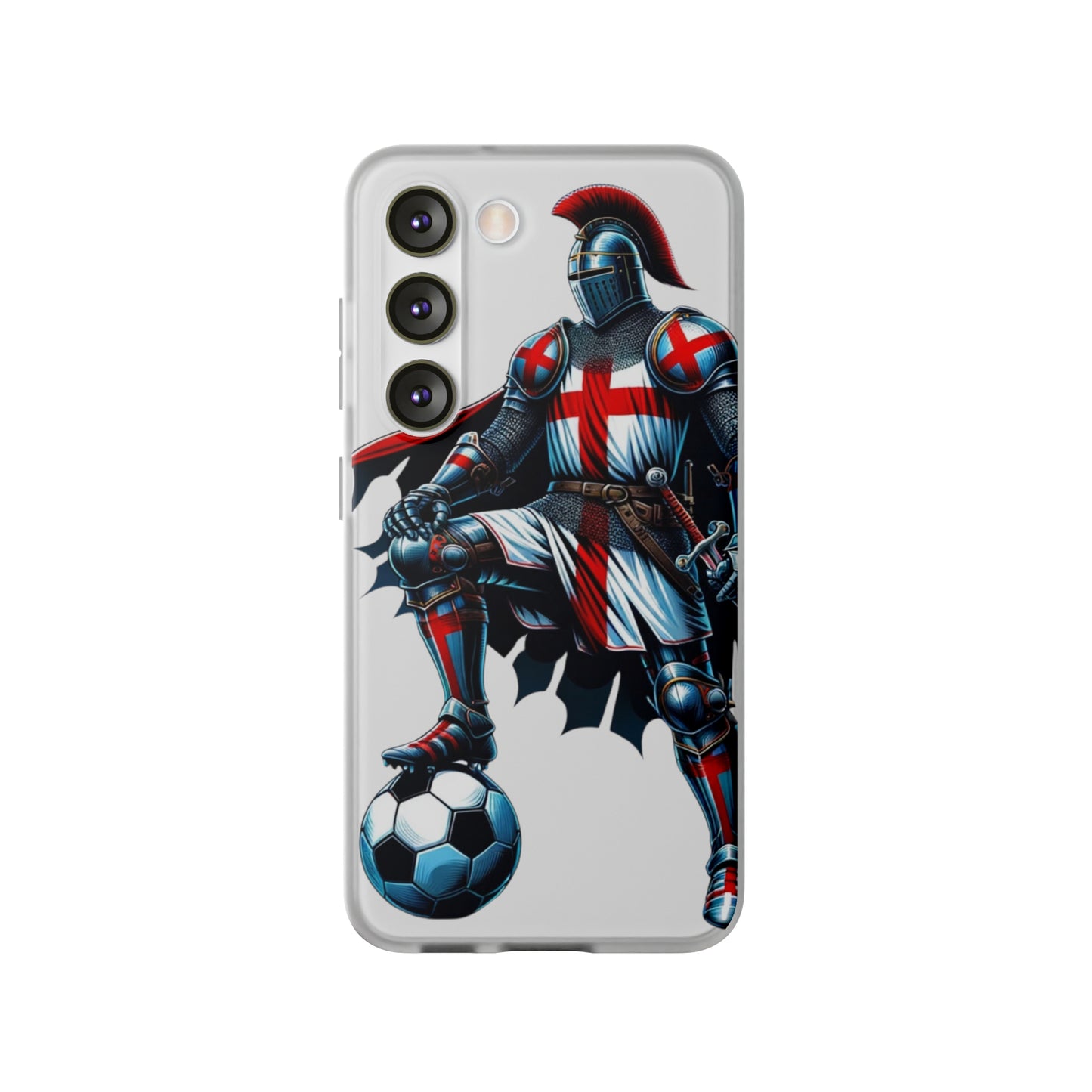 English Knight Flexi Case Semi-transparent