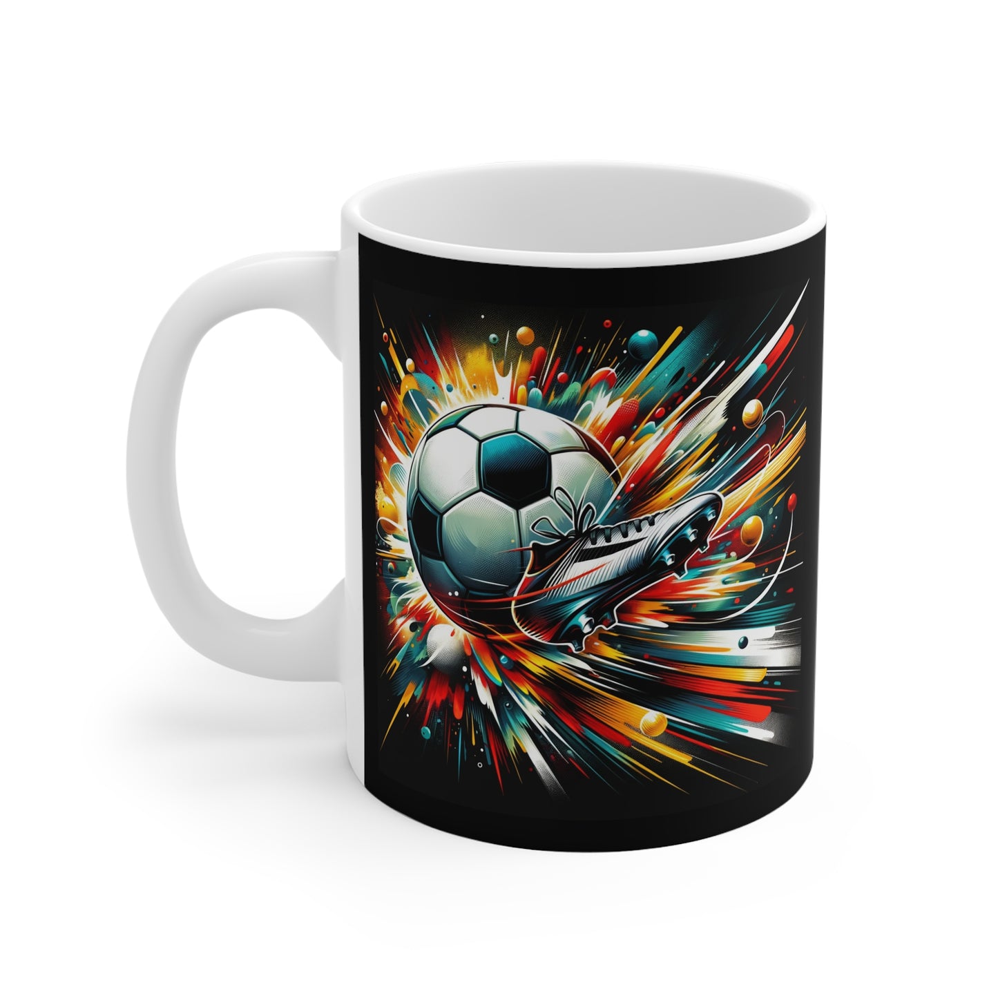 Football Magic 11oz White/Black Mug