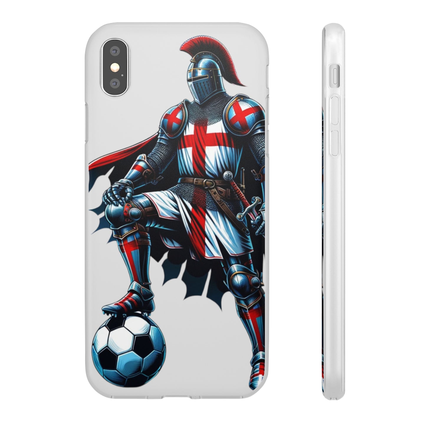 English Knight Flexi Case Semi-transparent