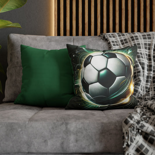 Football Magic Square Poly Canvas Pillowcase