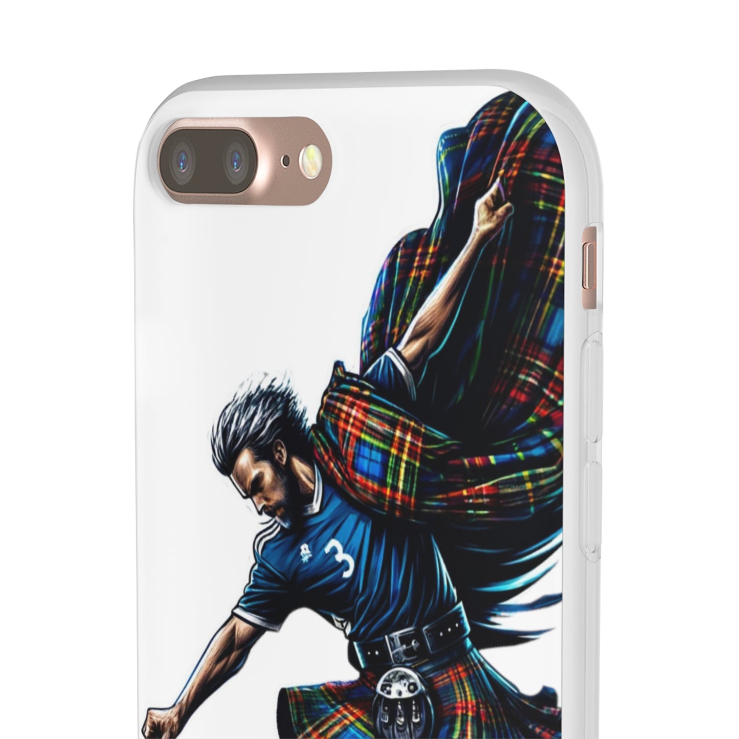 Scottish footballer Flexi Case Semi-transparent