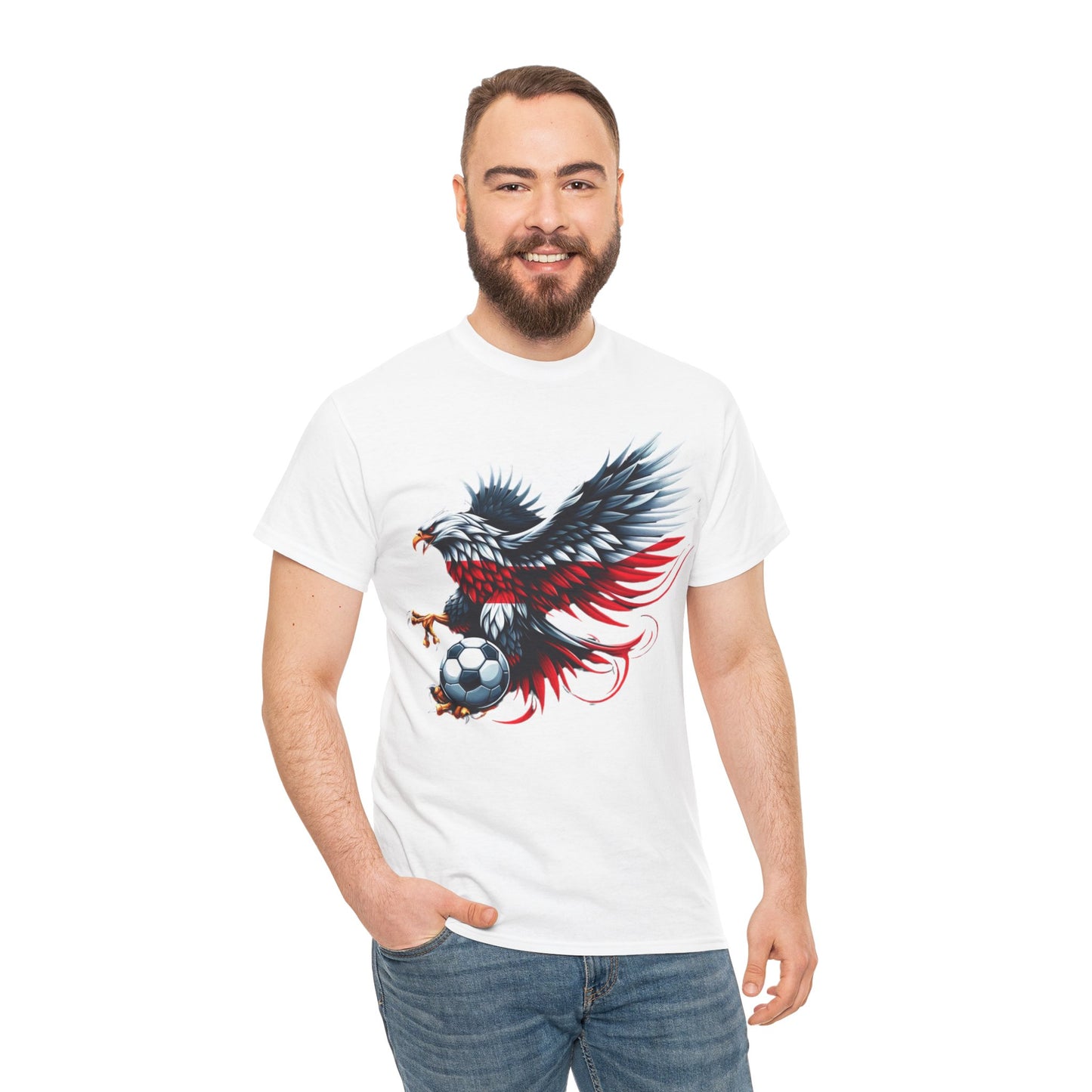 Polish Eagle Unisex Heavy Cotton T-shirt