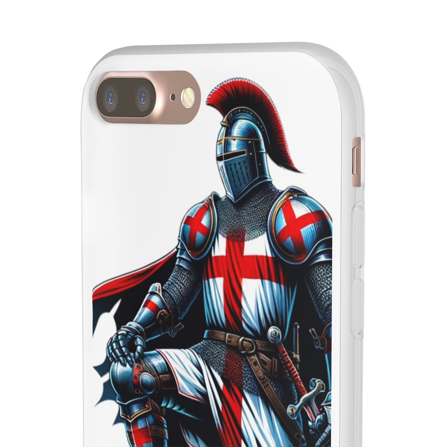 English Knight Flexi Case Semi-transparent