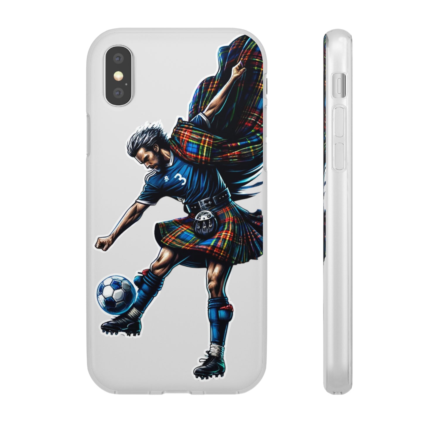 Scottish footballer Flexi Case Semi-transparent