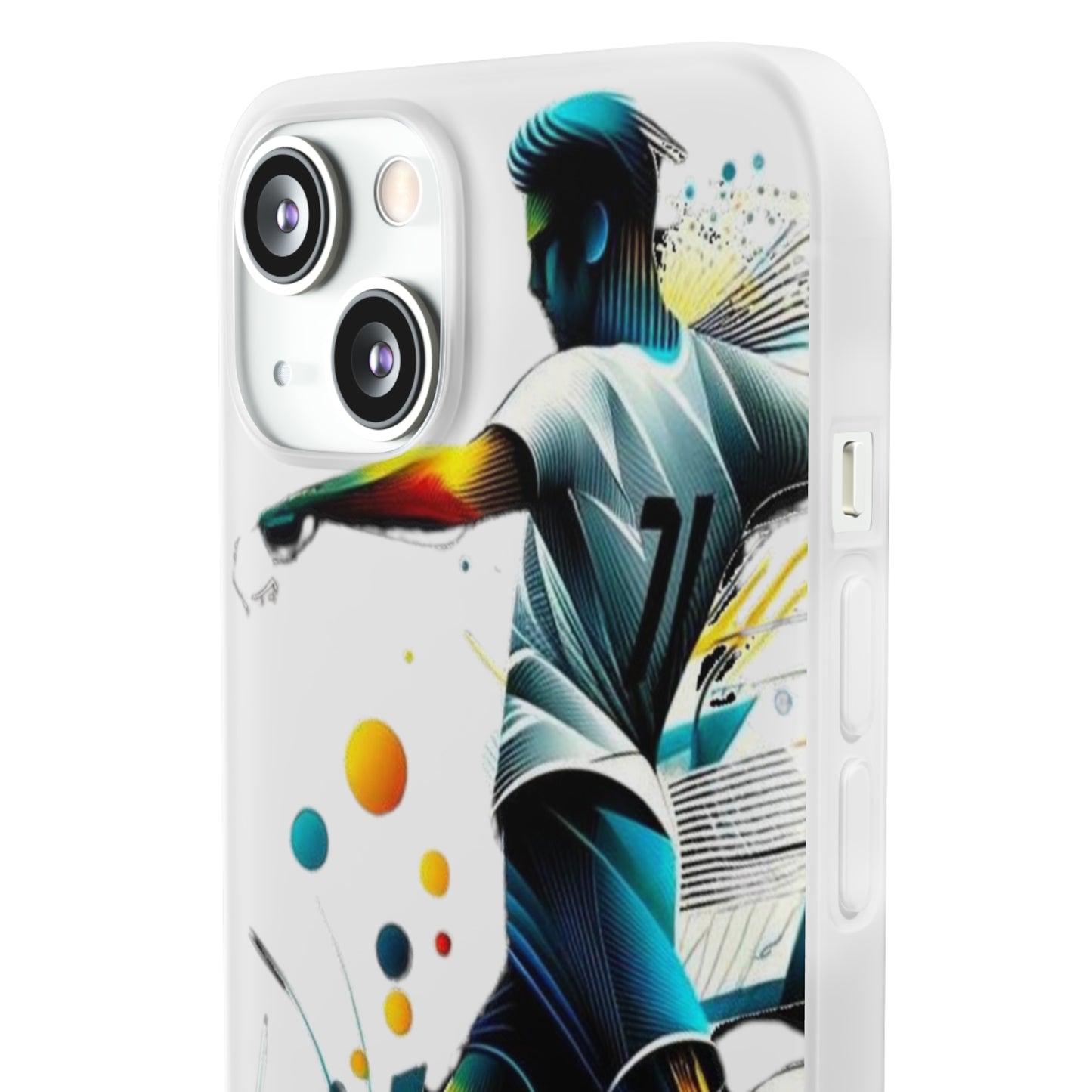 Football Magic Flexi Phone Case Semi-transparent