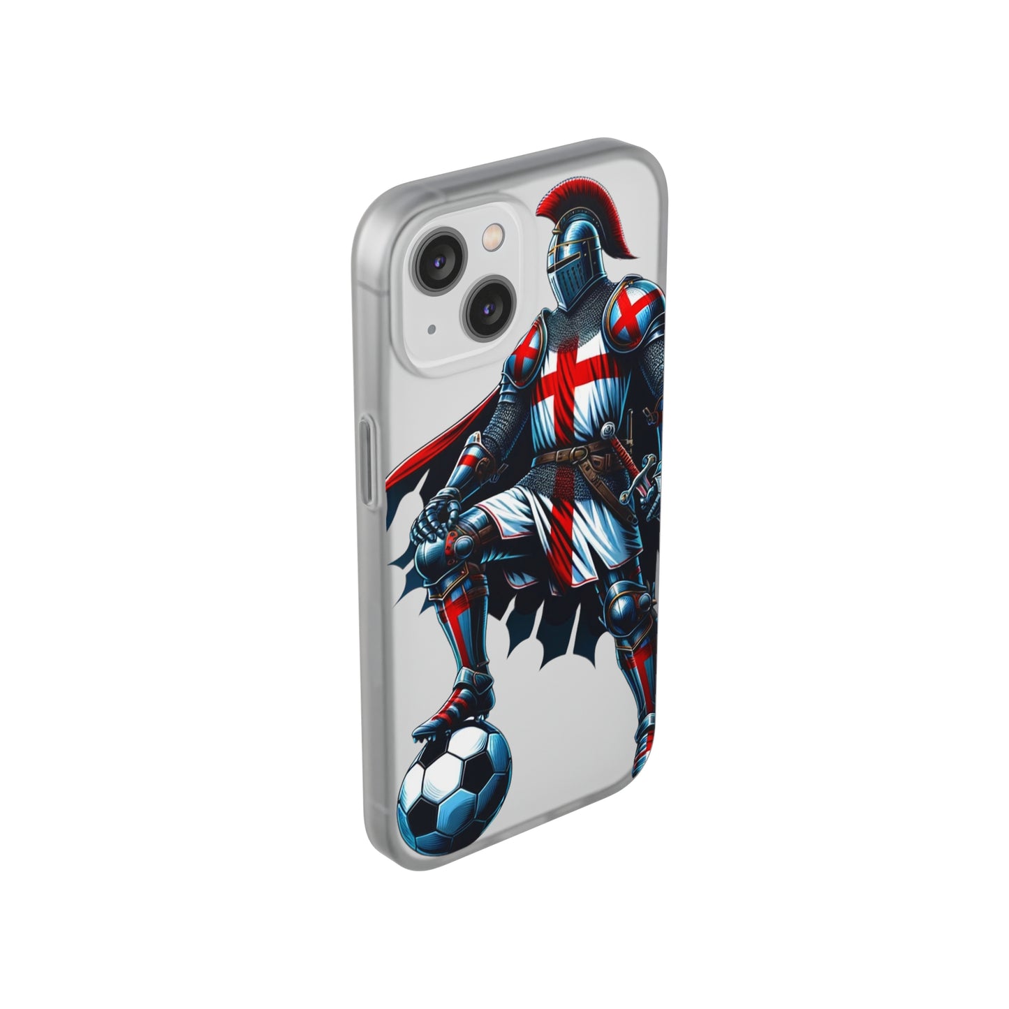 English Knight Flexi Case Semi-transparent