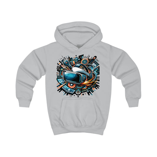 Virtual Reality Hoodie Heather Grey