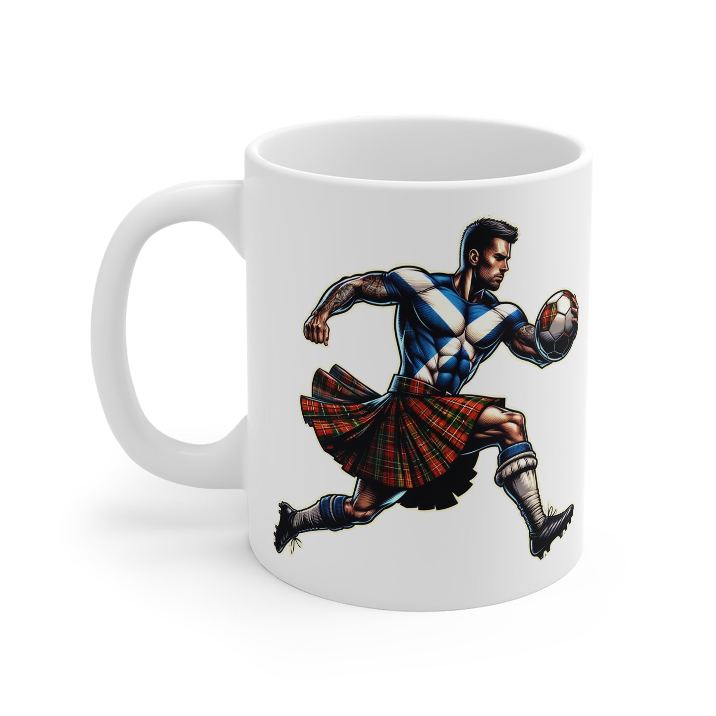 Come on Scotland 11oz White Mug