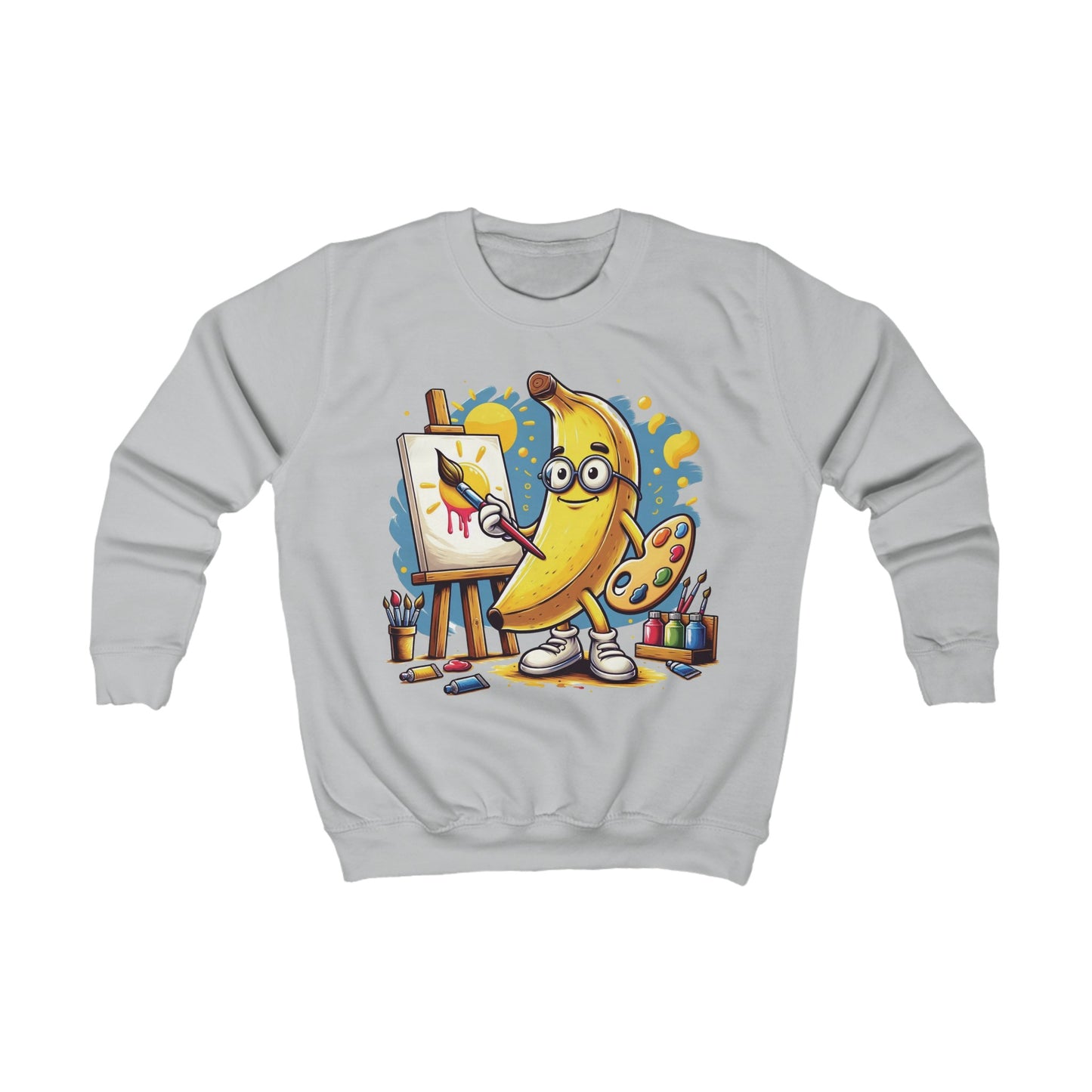 Banana Artist Sweatshirt Heather Grey