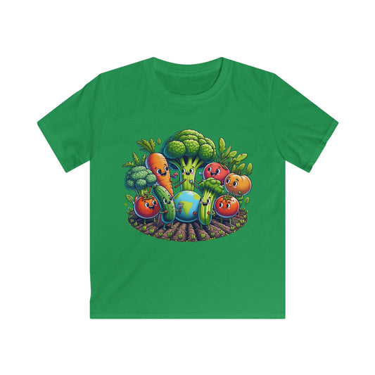 Veggies around the world T-shirt Green