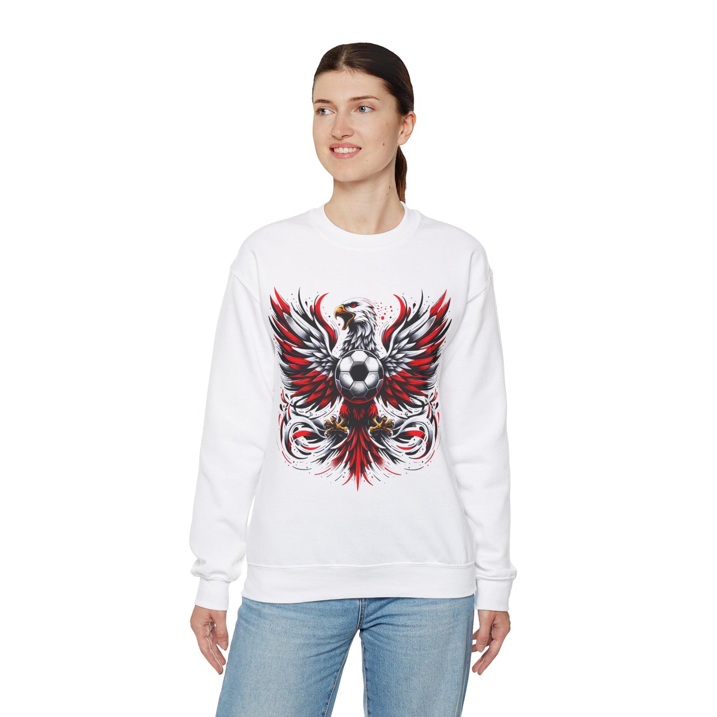 Polish Eagle Unisex Heavy Blend™ Crewneck Sweatshirt