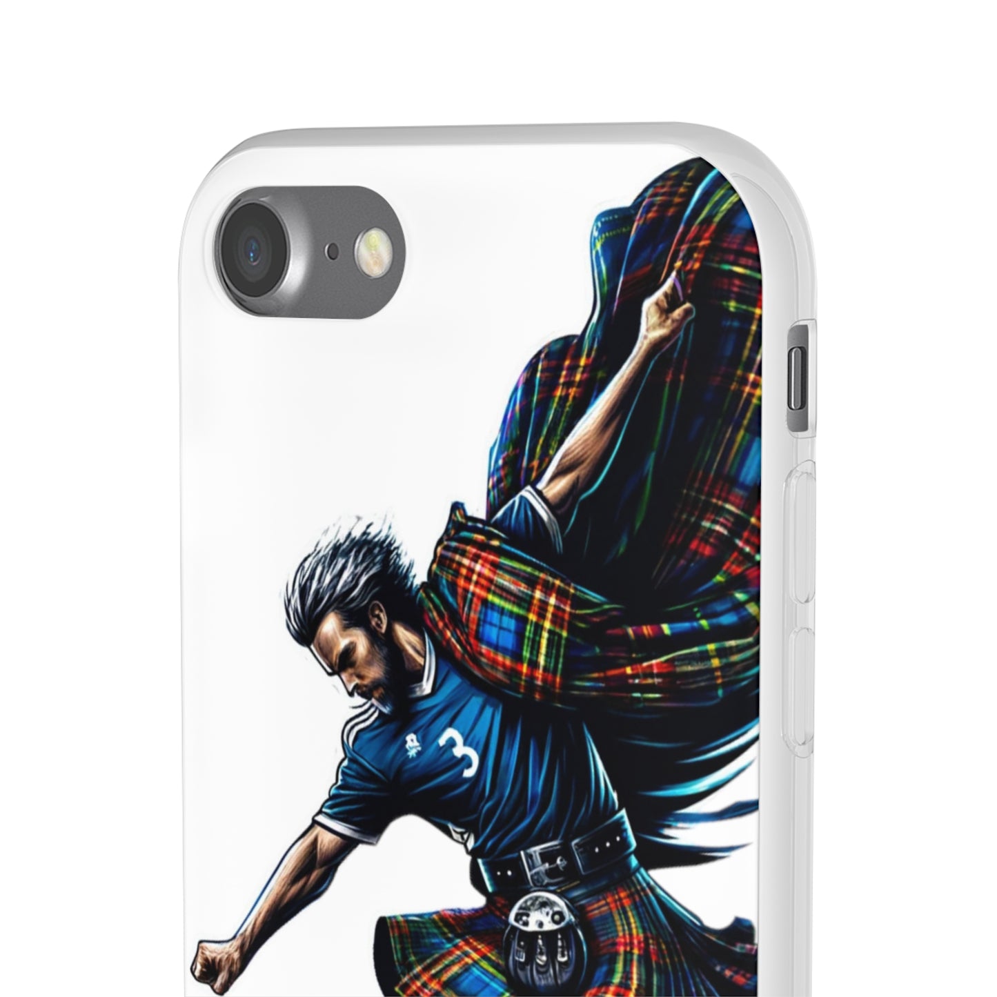 Scottish footballer Flexi Case Semi-transparent