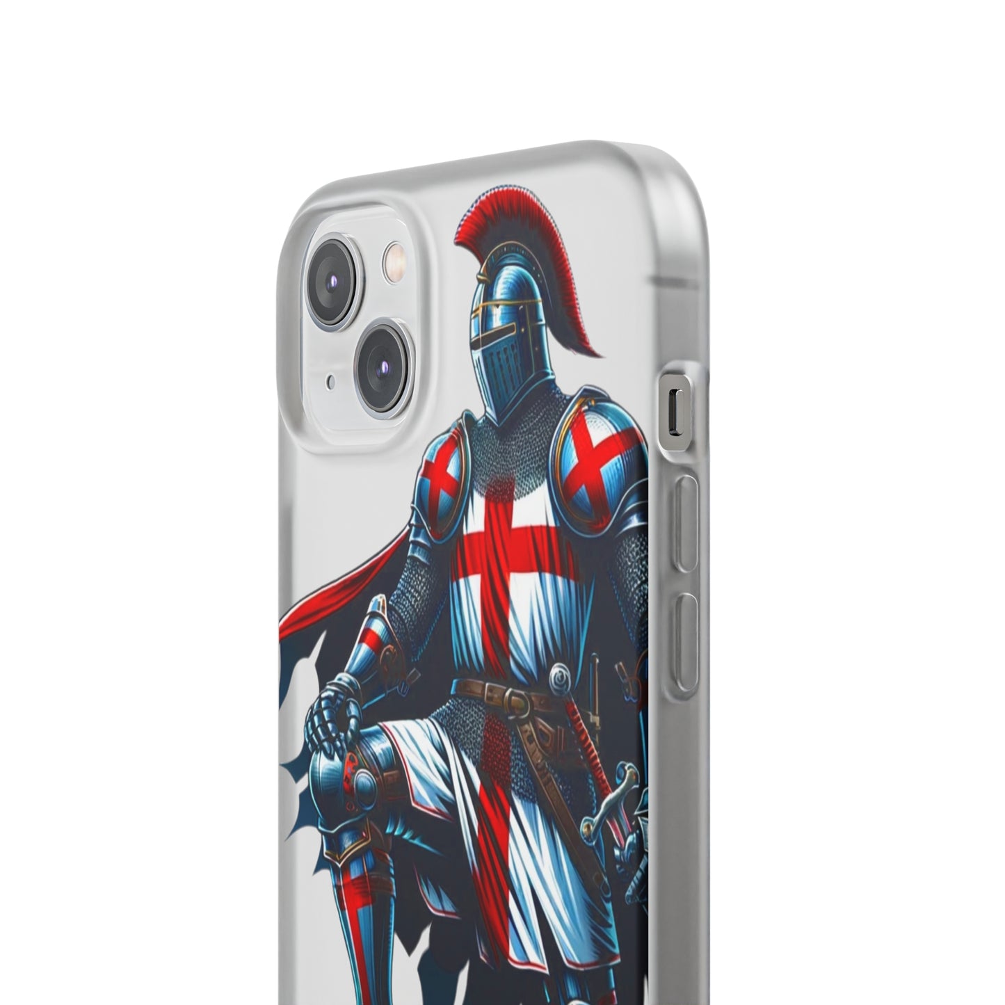 English Knight Flexi Case Semi-transparent