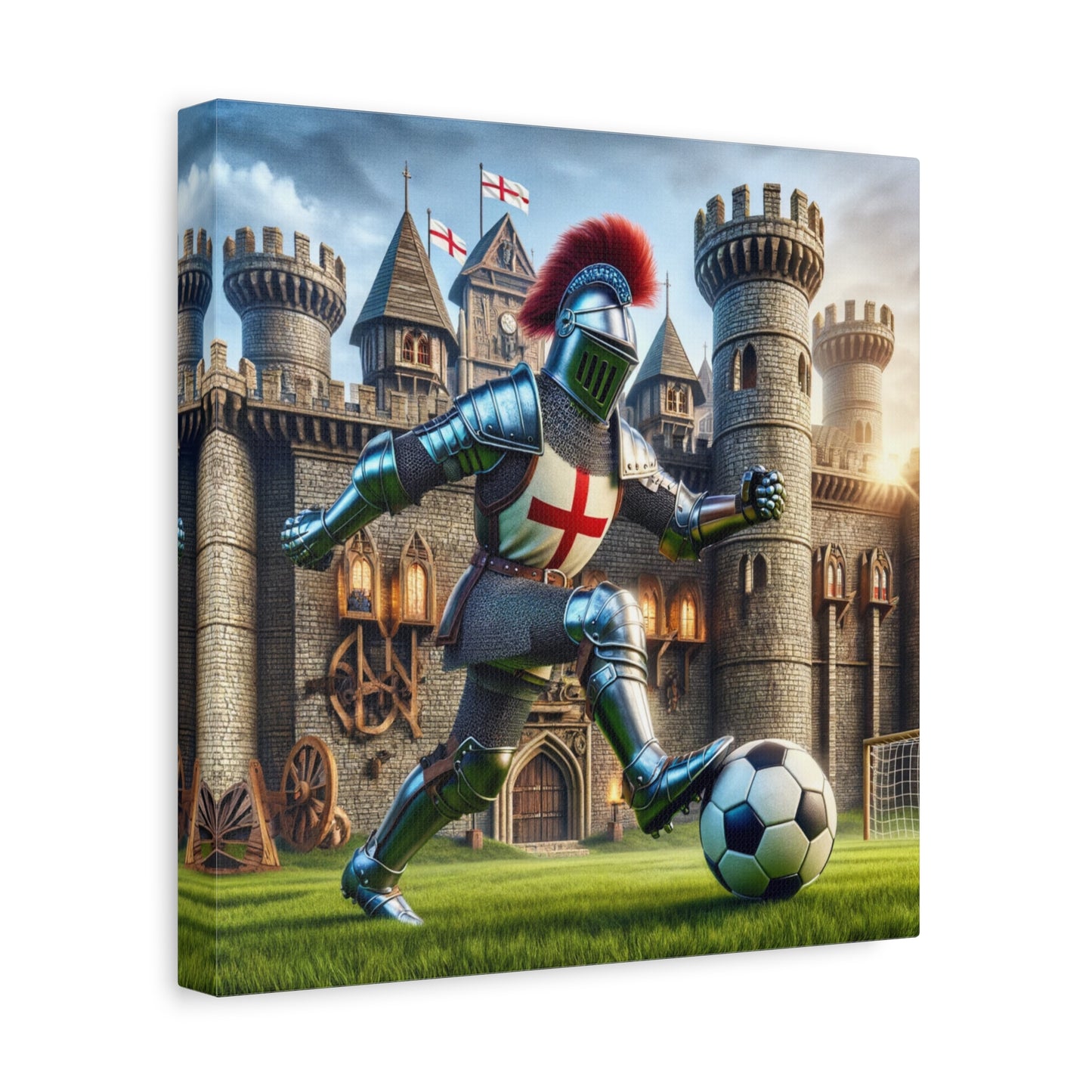 English Knight Matte Canvas, Stretched, 1.25"