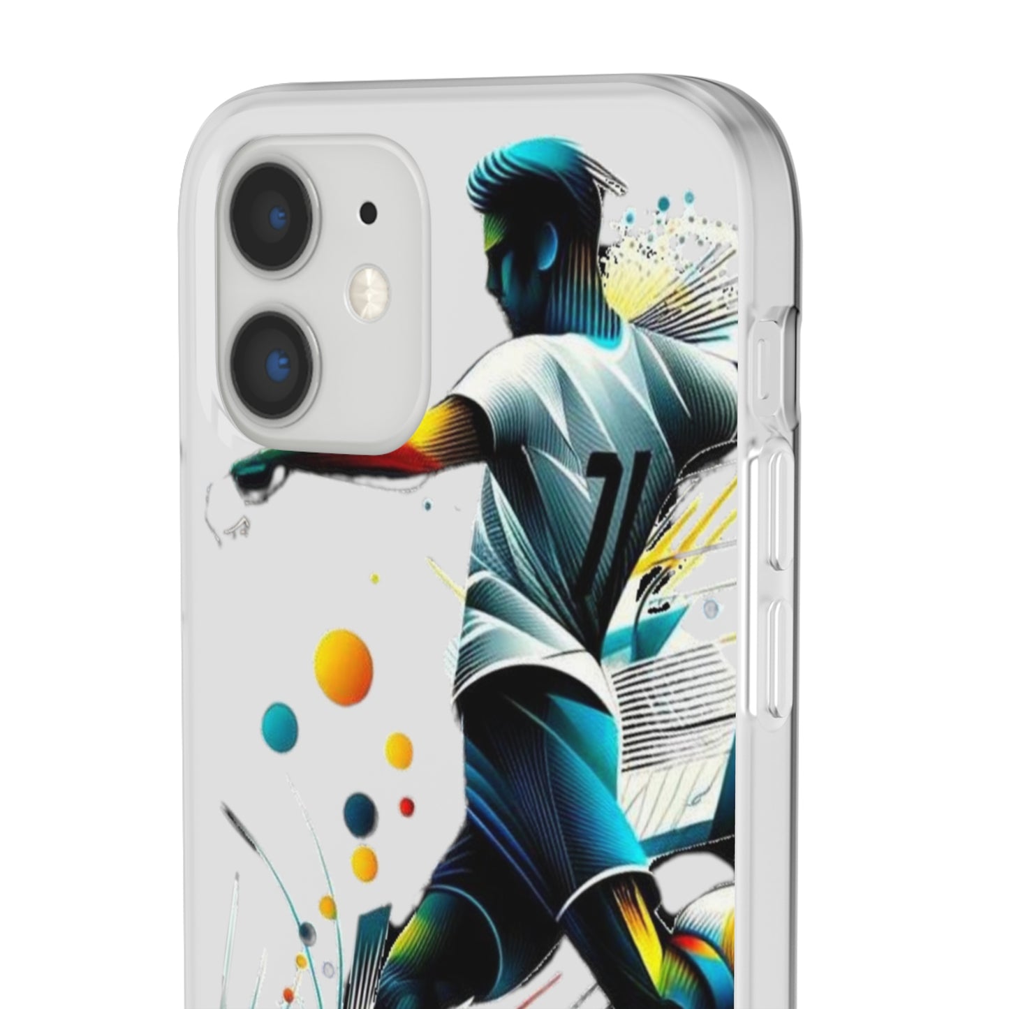 Football Magic Flexi Phone Case Semi-transparent