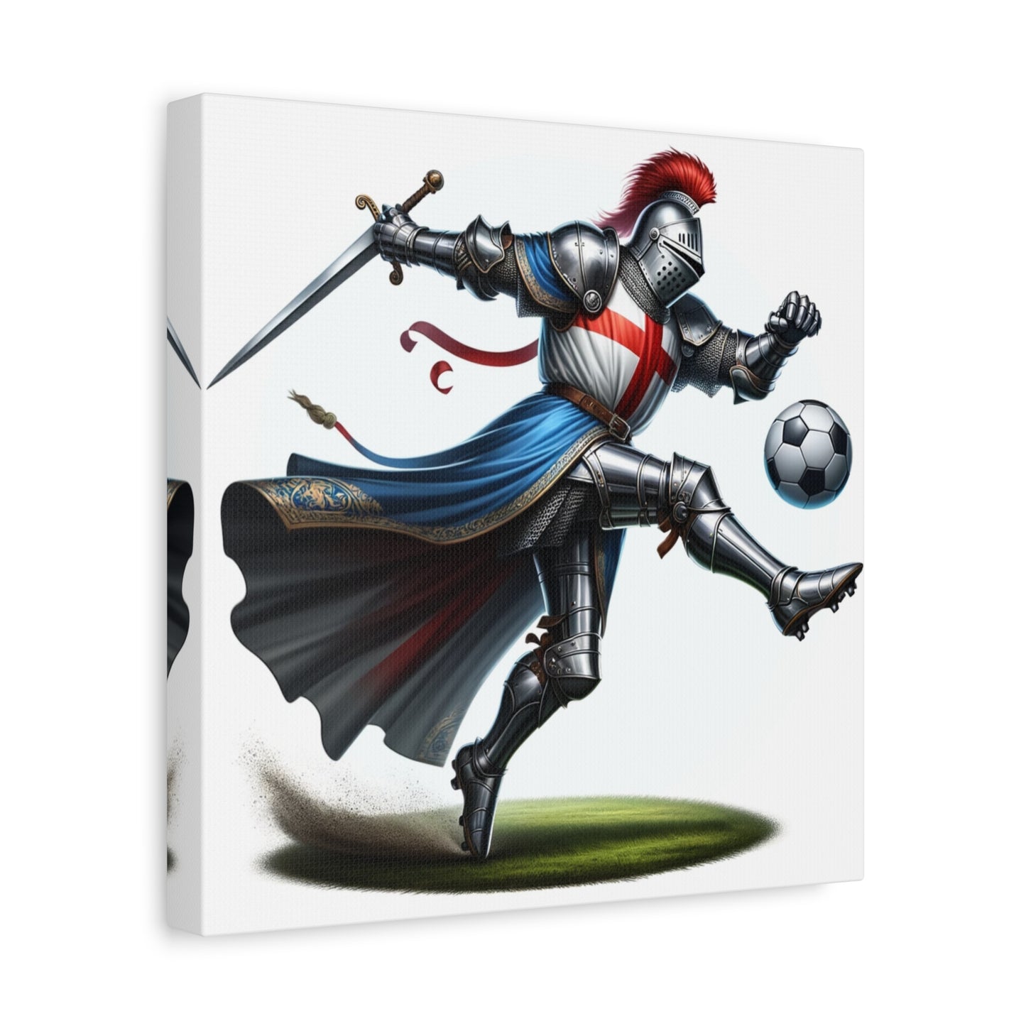 English Knight Matte Canvas, Stretched, 1.25"