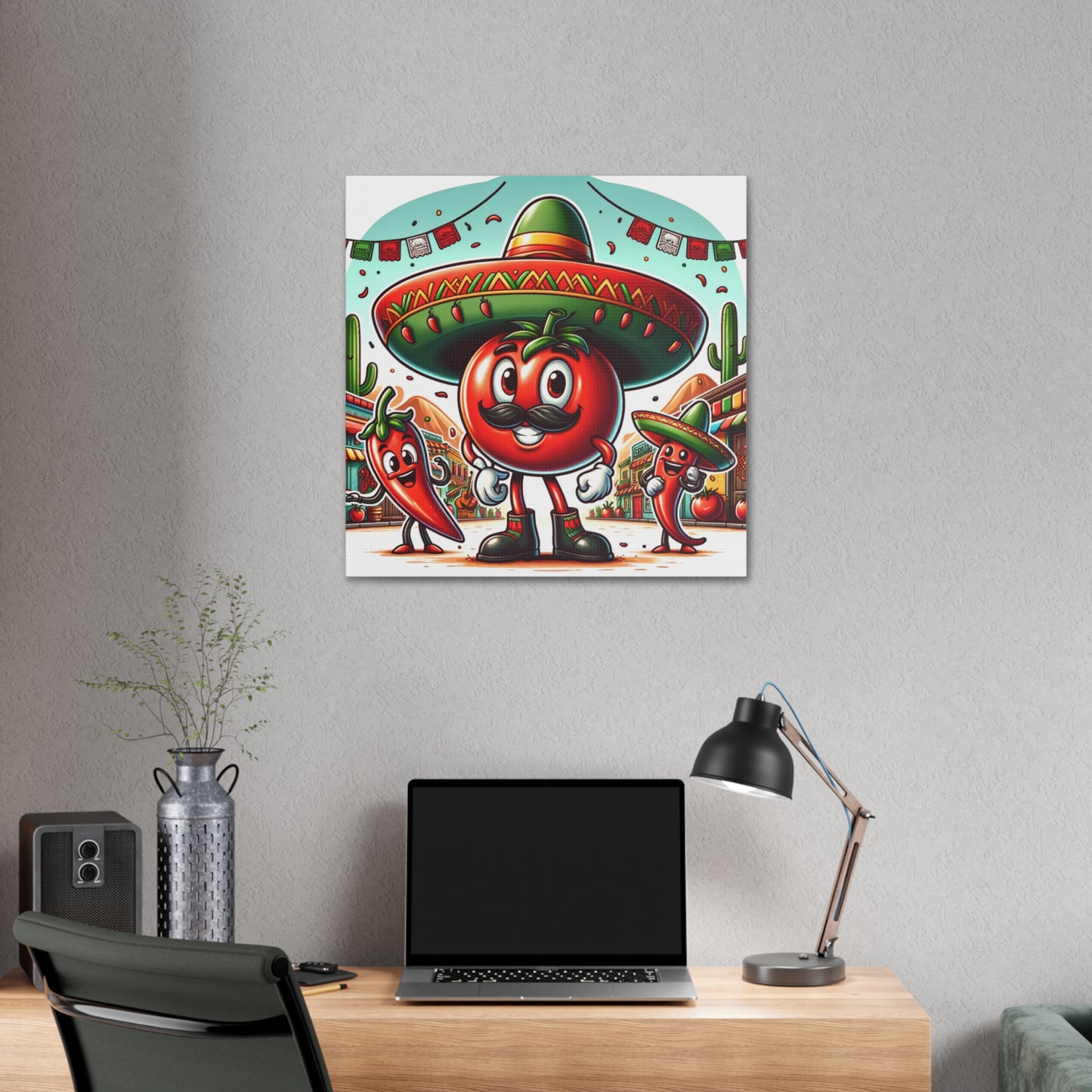 Mexican Tomato Classic Stretched Canvas