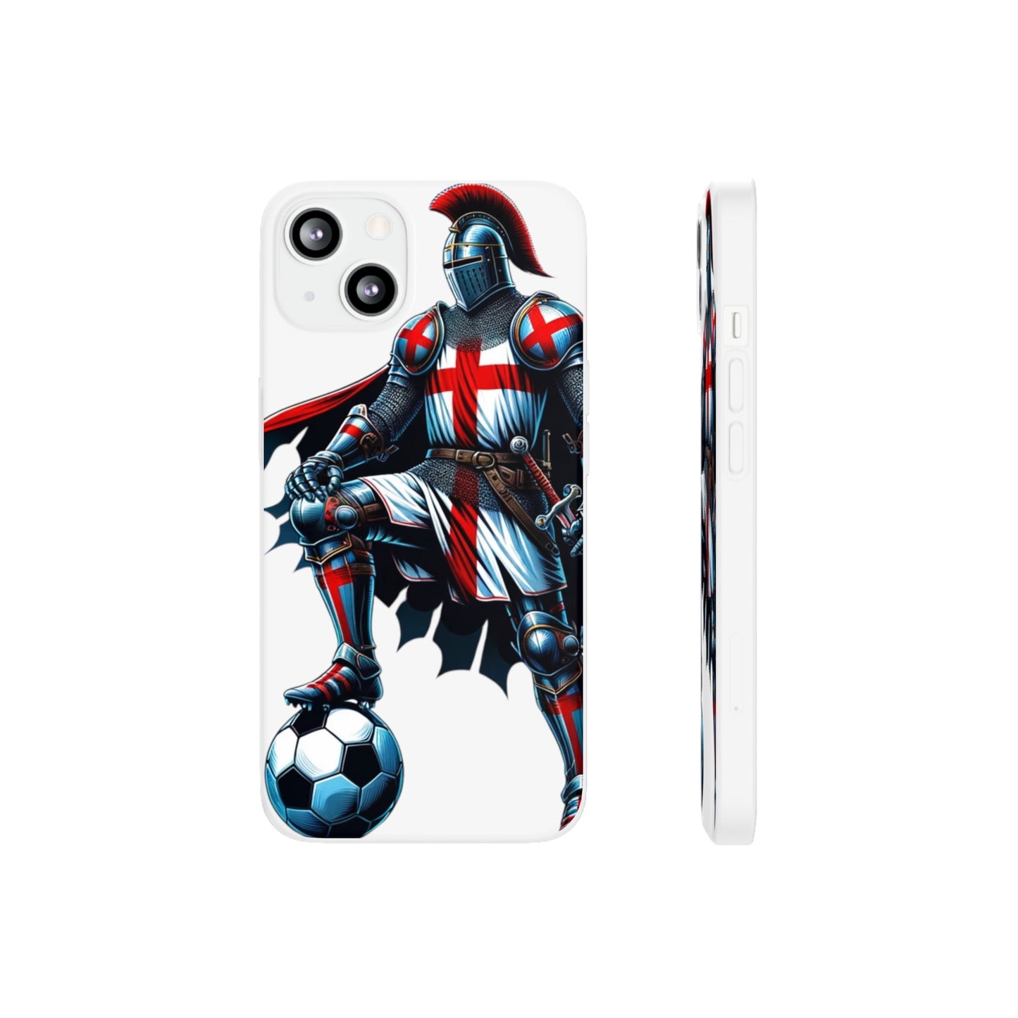 English Knight Flexi Case Semi-transparent