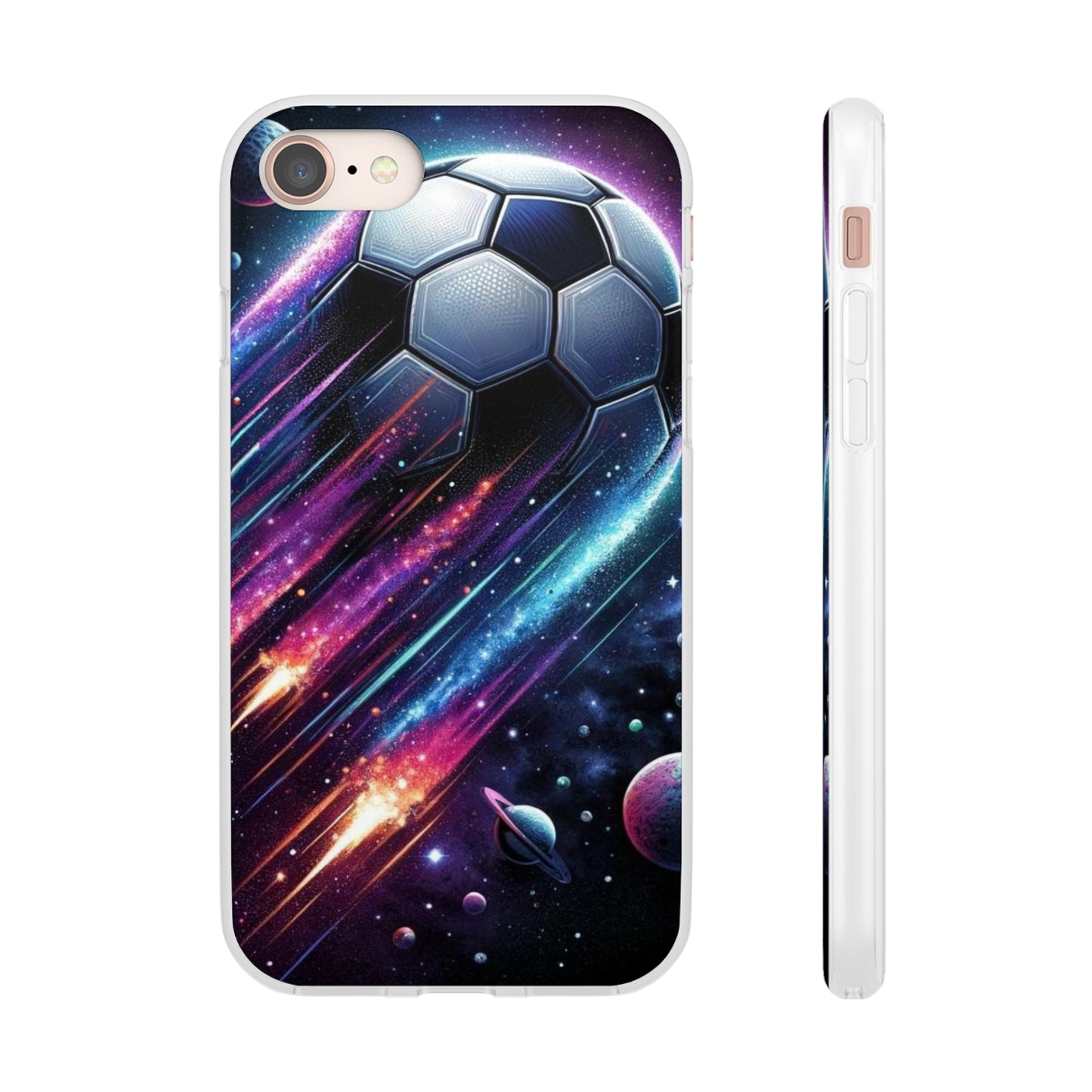 Football Magic Flexi Phone Case Semi-transparent