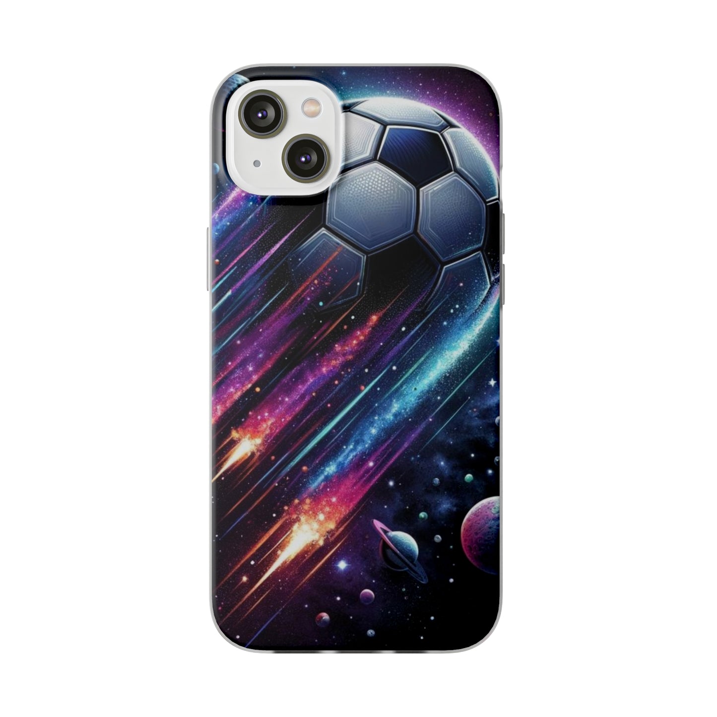 Football Magic Flexi Phone Case Semi-transparent