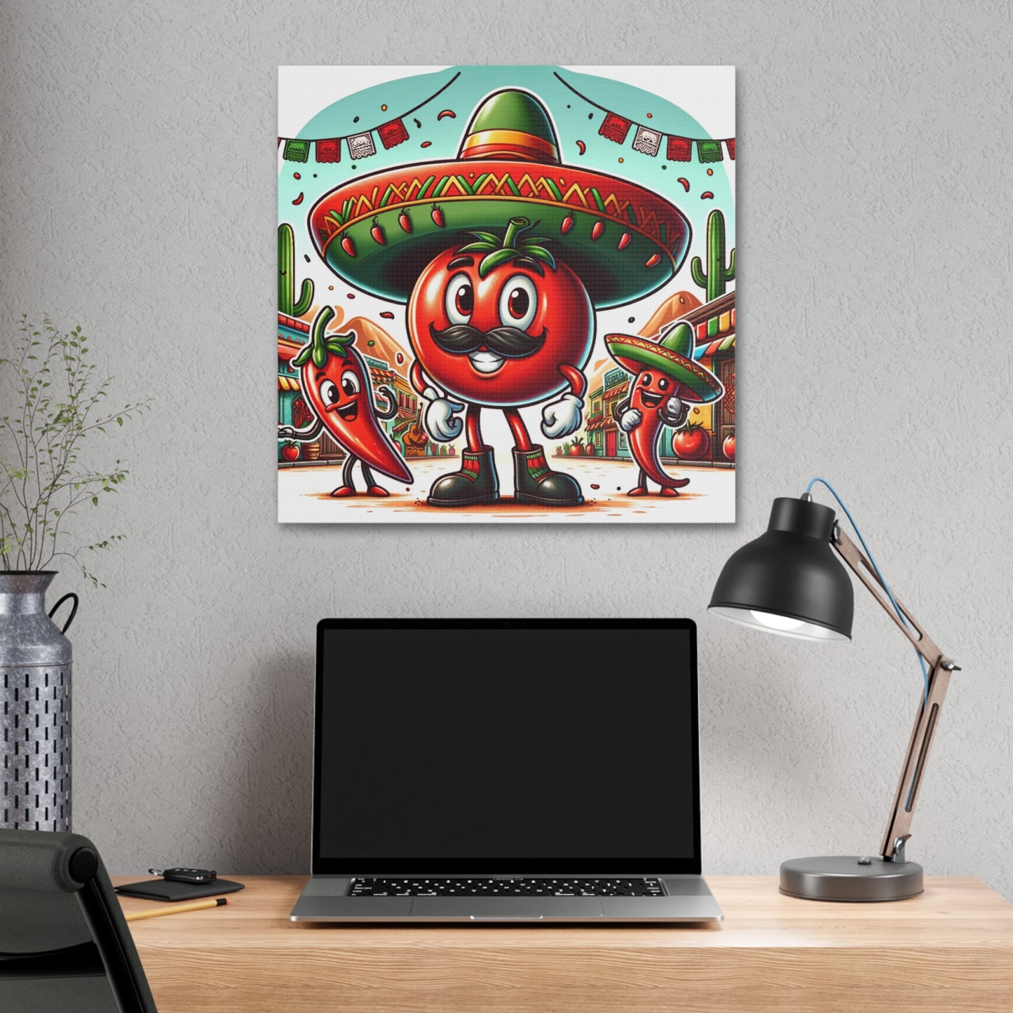 Mexican Tomato Classic Stretched Canvas