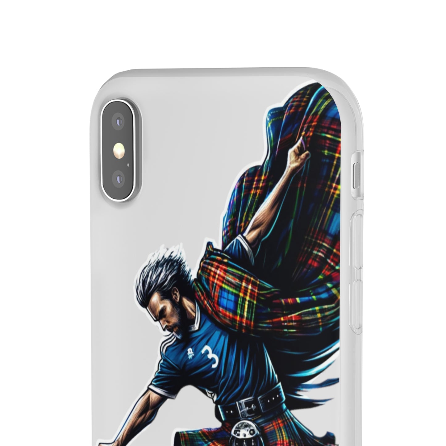 Scottish footballer Flexi Case Semi-transparent