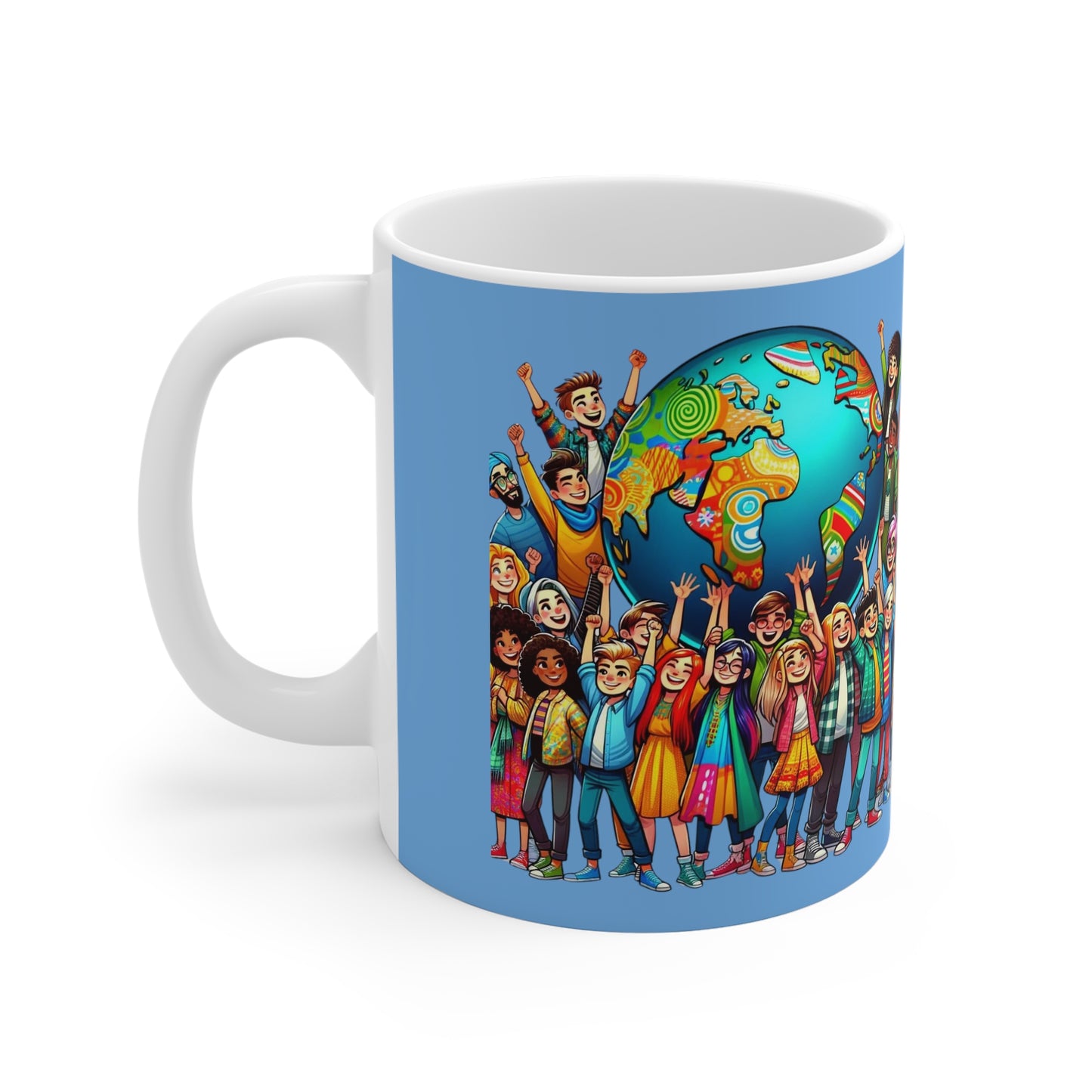 We are the Future 11oz White/Blue Mug