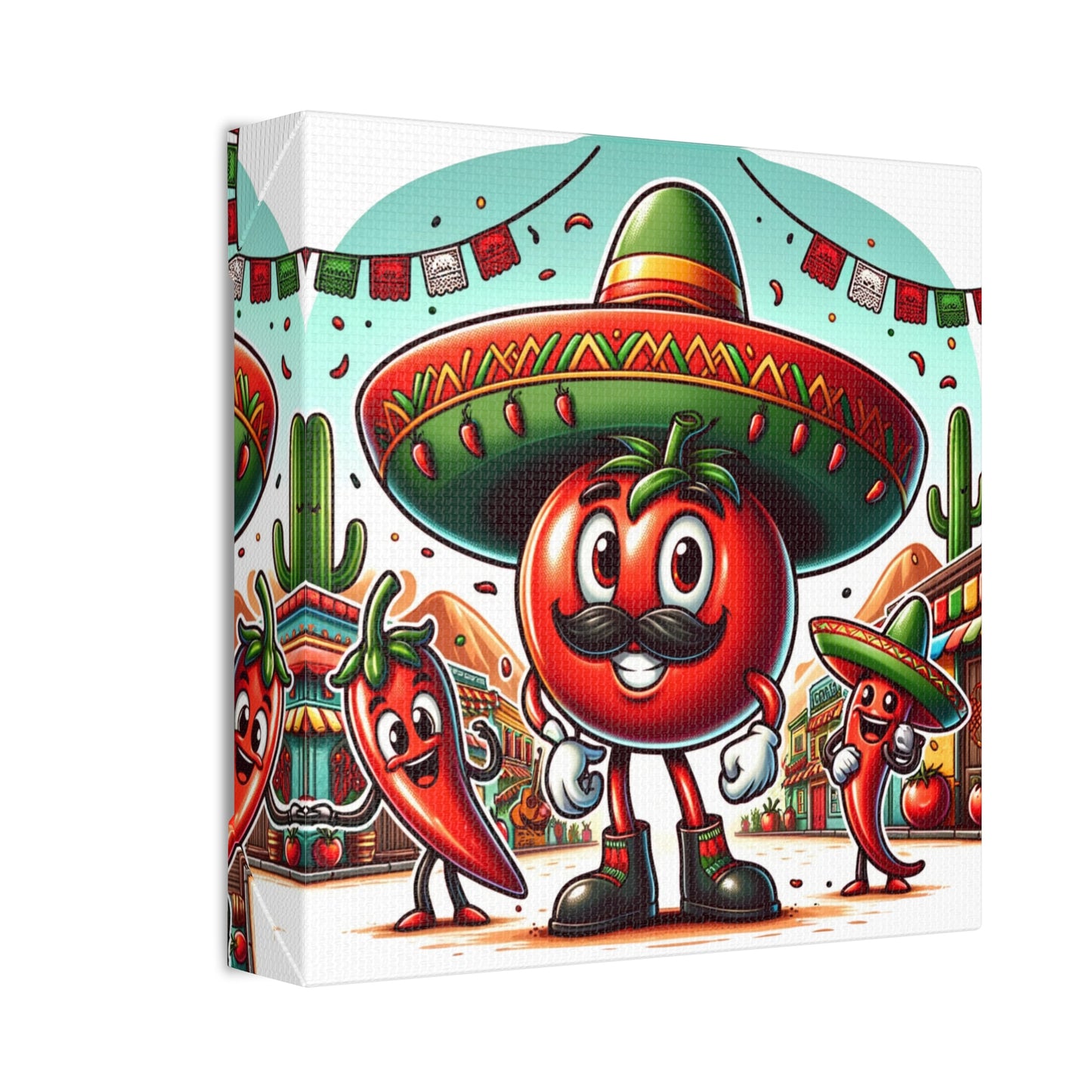 Mexican Tomato Classic Stretched Canvas