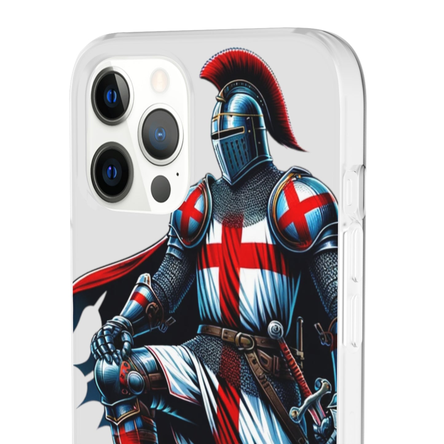 English Knight Flexi Case Semi-transparent