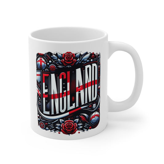 England White Mug