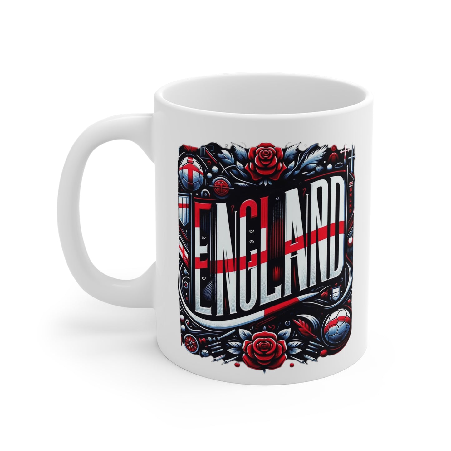 England White Mug