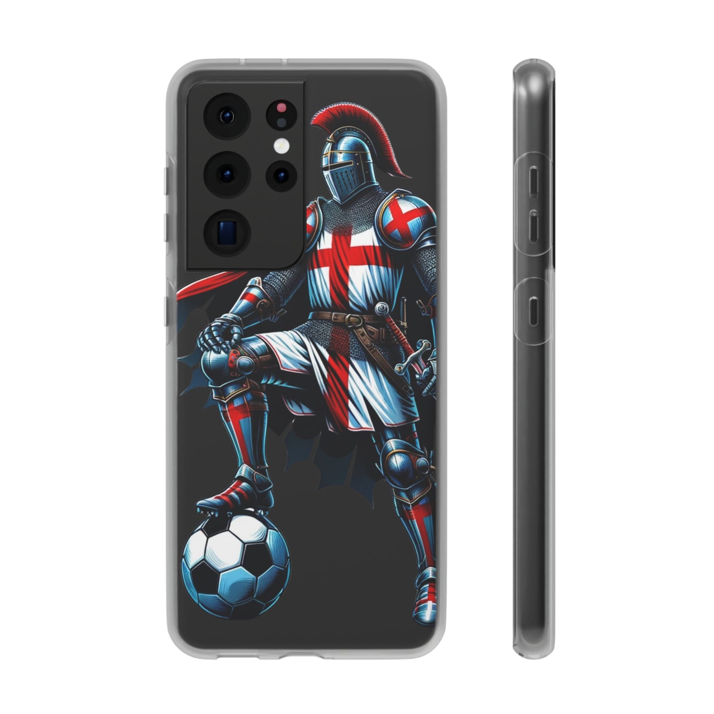 English Knight Flexi Case Semi-transparent