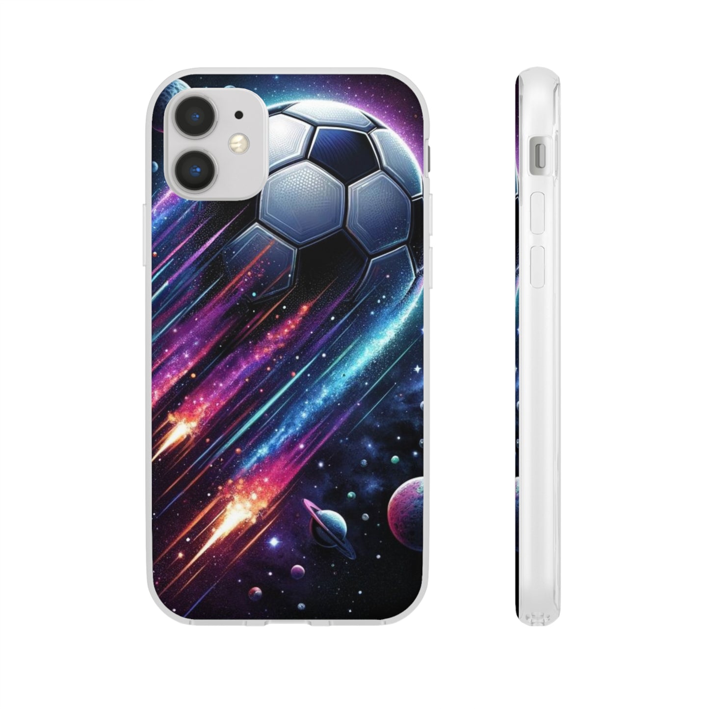 Football Magic Flexi Phone Case Semi-transparent