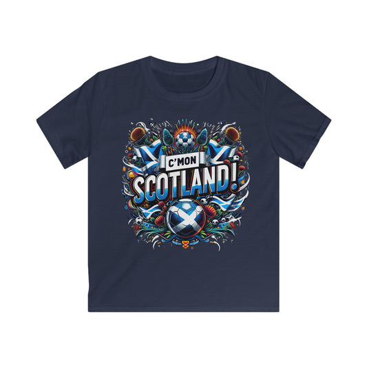 Come on Scotland Kids Soft style T-shirt