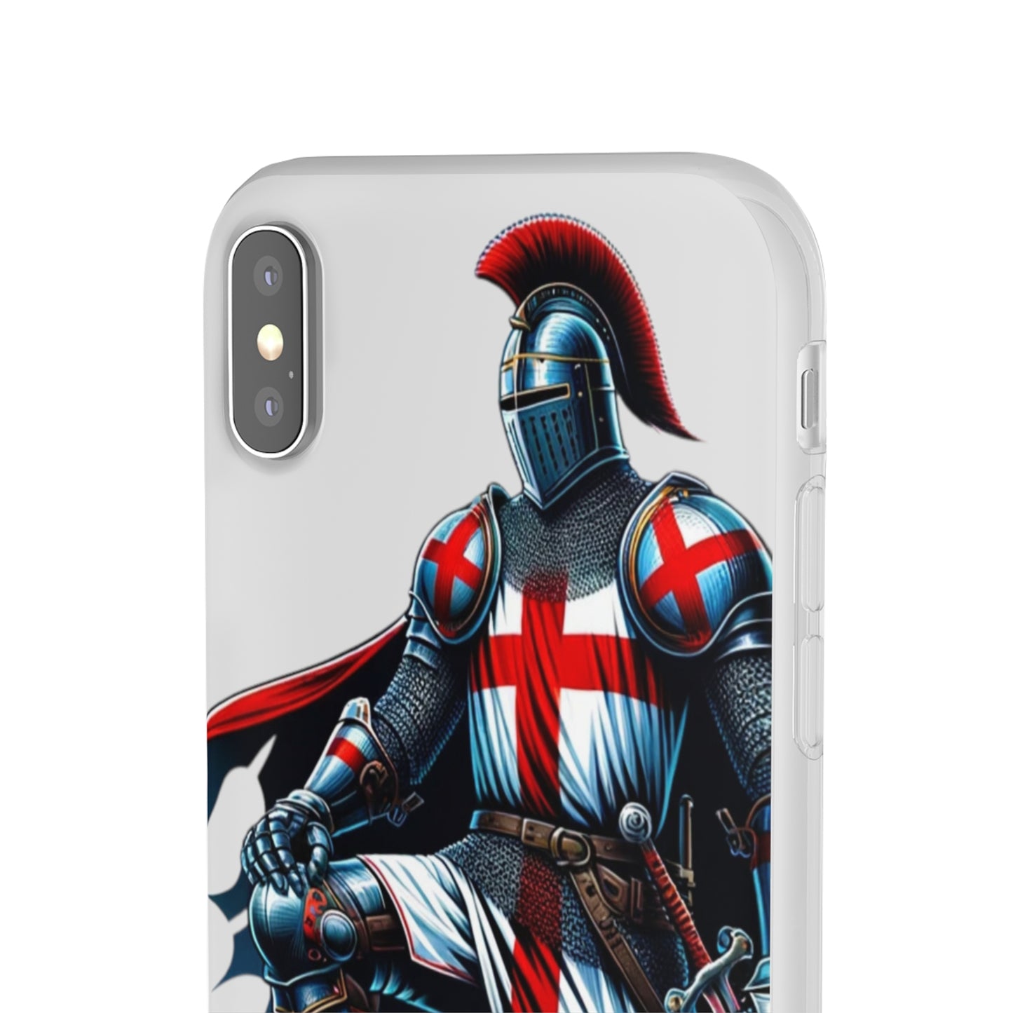 English Knight Flexi Case Semi-transparent