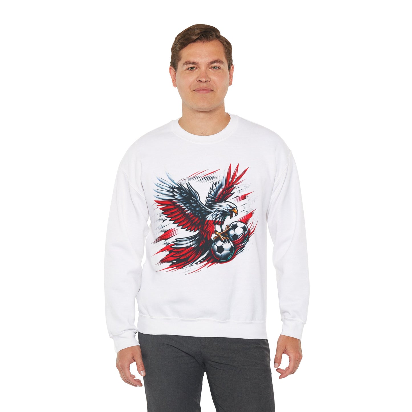 Polish Eagle Unisex Heavy Blend™ Crewneck Sweatshirt