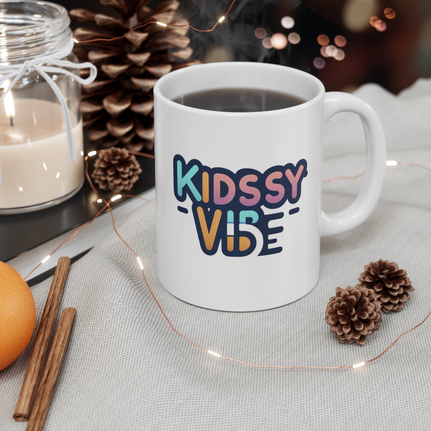 KidssyVibe 11oz White Mug