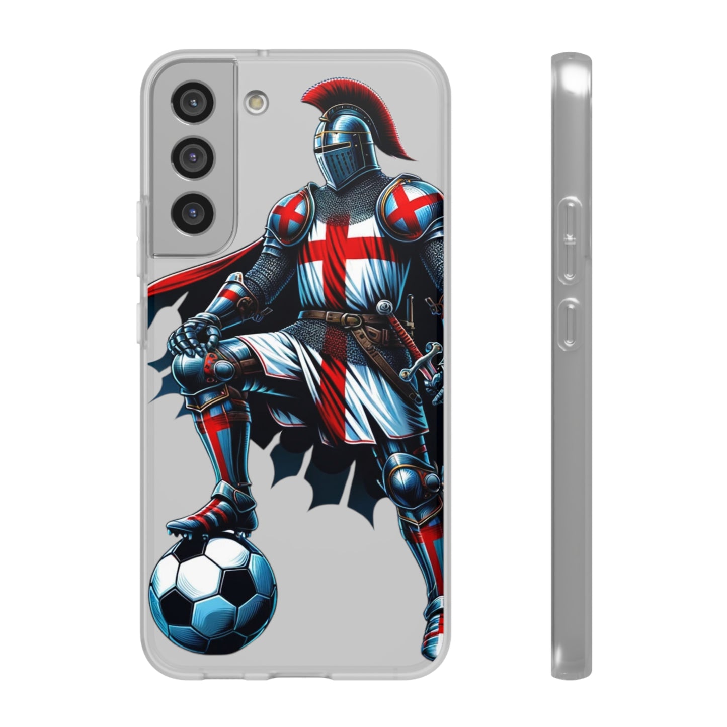 English Knight Flexi Case Semi-transparent