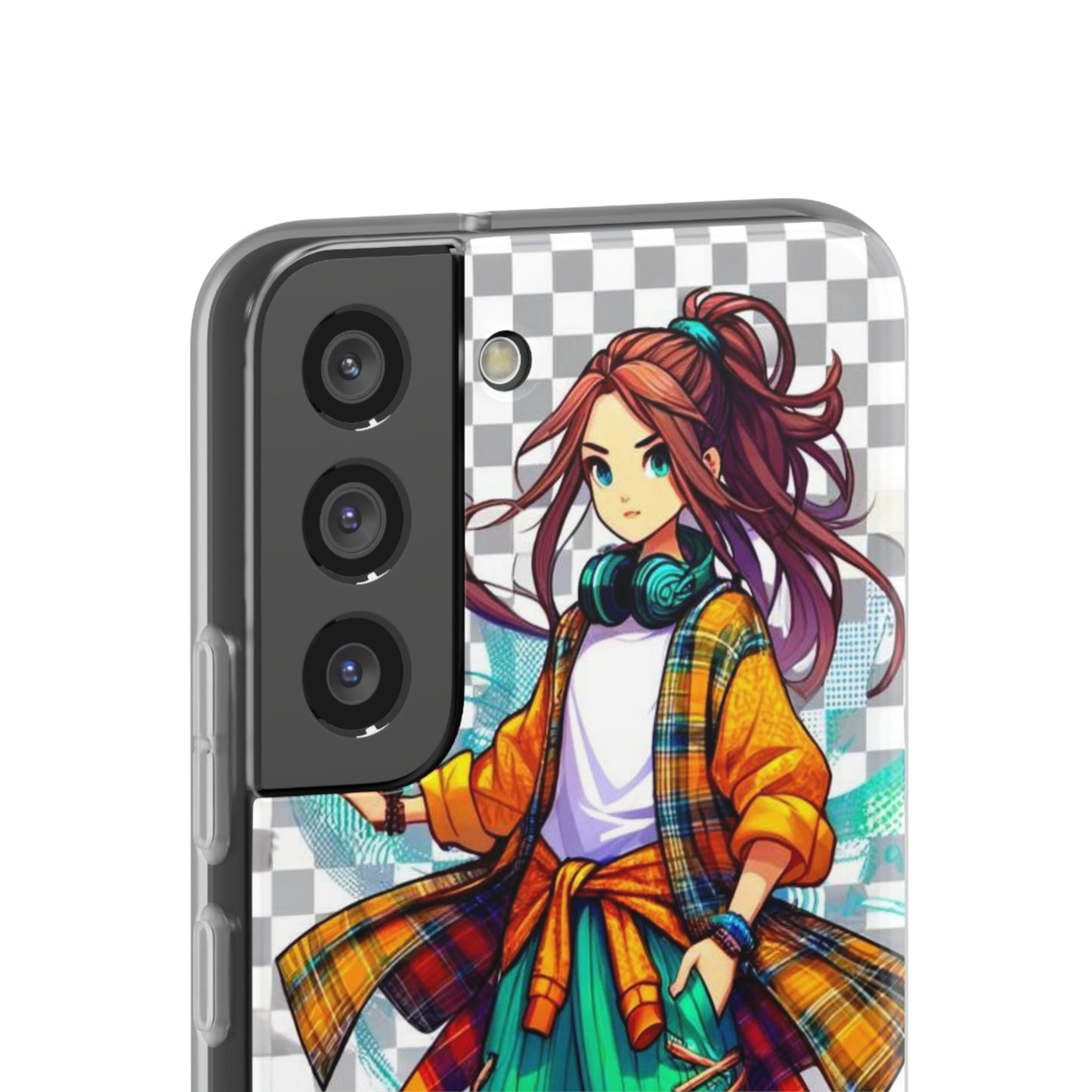 Tokyo Girl Flexi Phone Case Semi-transparent