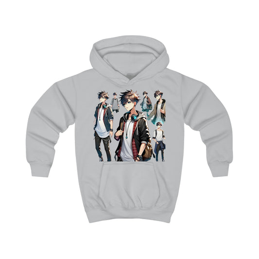 Tokyo Boy Anime Hoodie Heather Grey