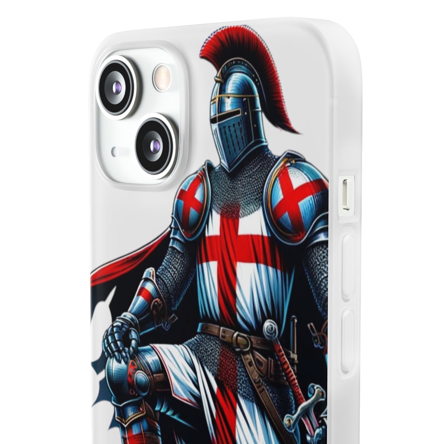 English Knight Flexi Case Semi-transparent