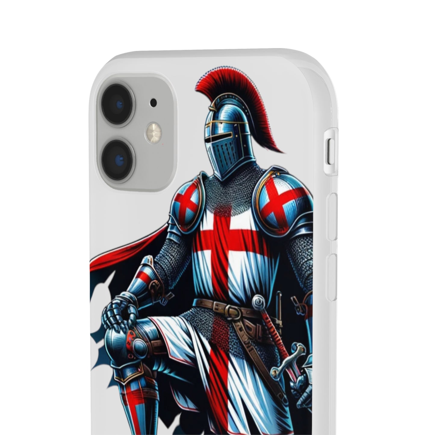 English Knight Flexi Case Semi-transparent