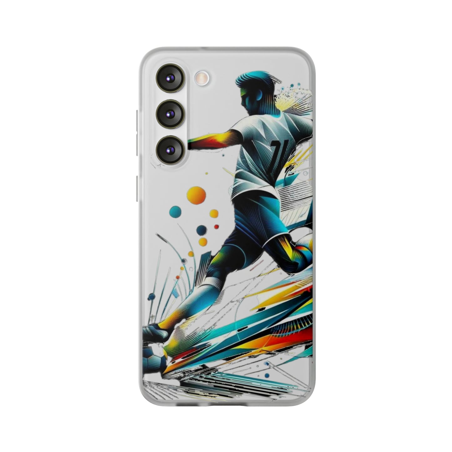 Football Magic Flexi Phone Case Semi-transparent