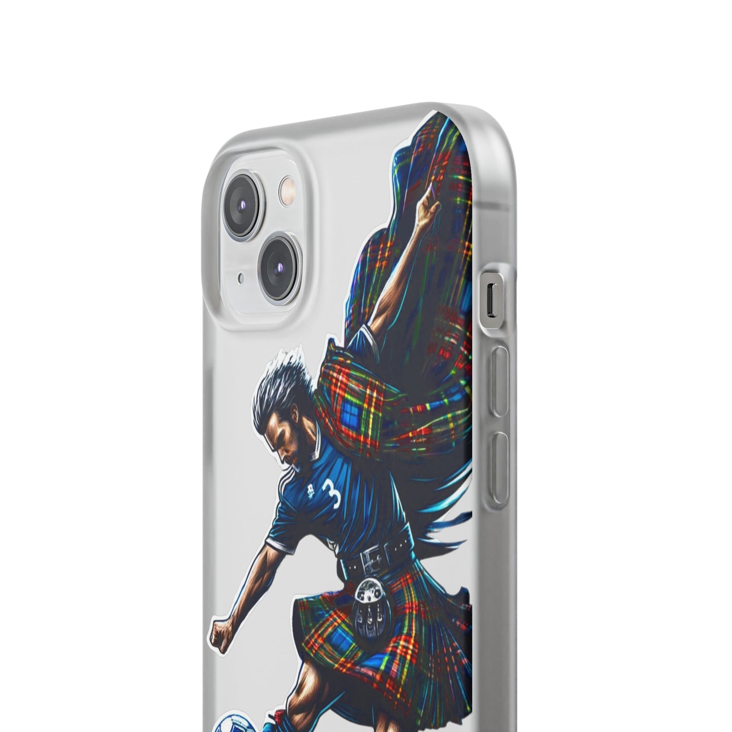 Scottish footballer Flexi Case Semi-transparent