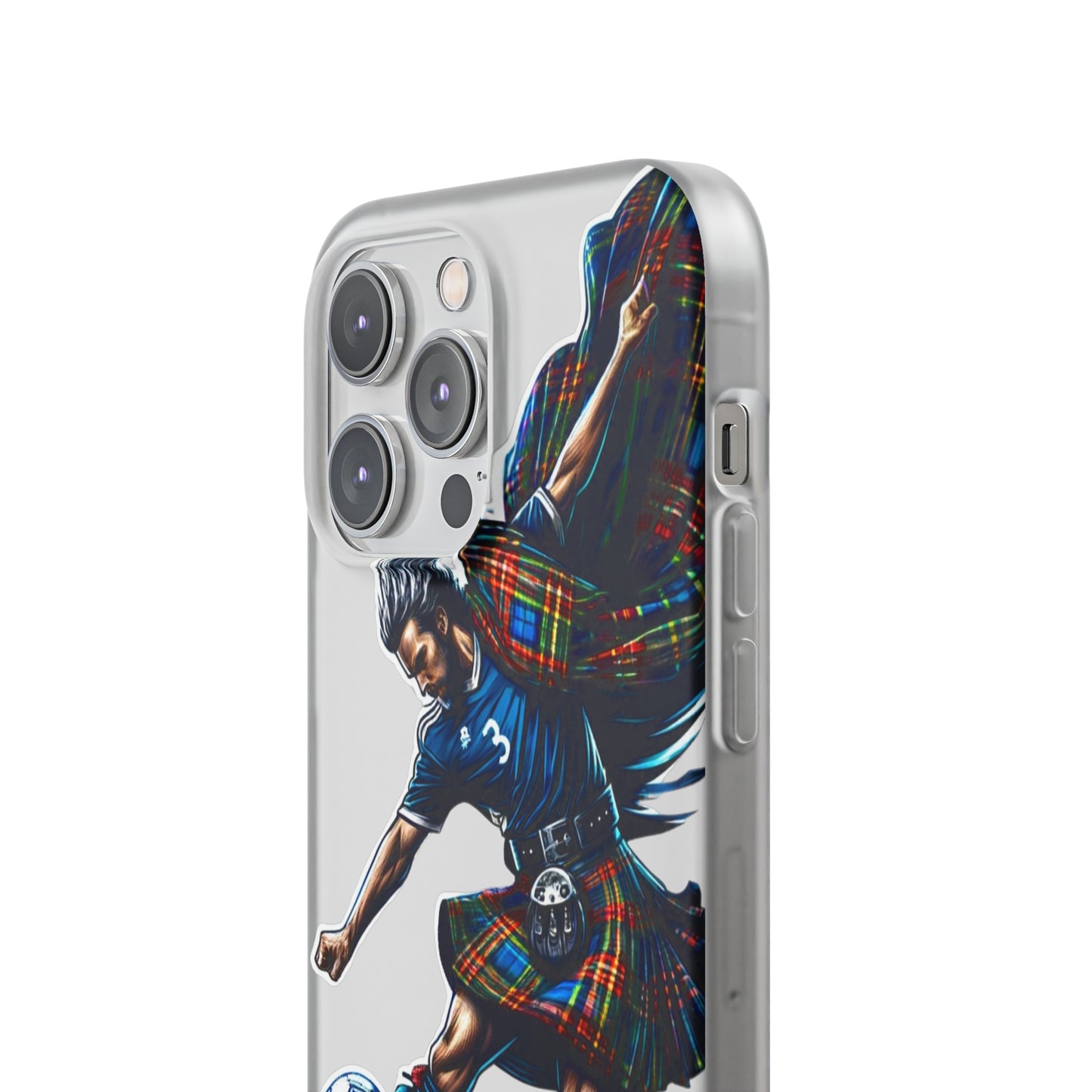 Scottish footballer Flexi Case Semi-transparent