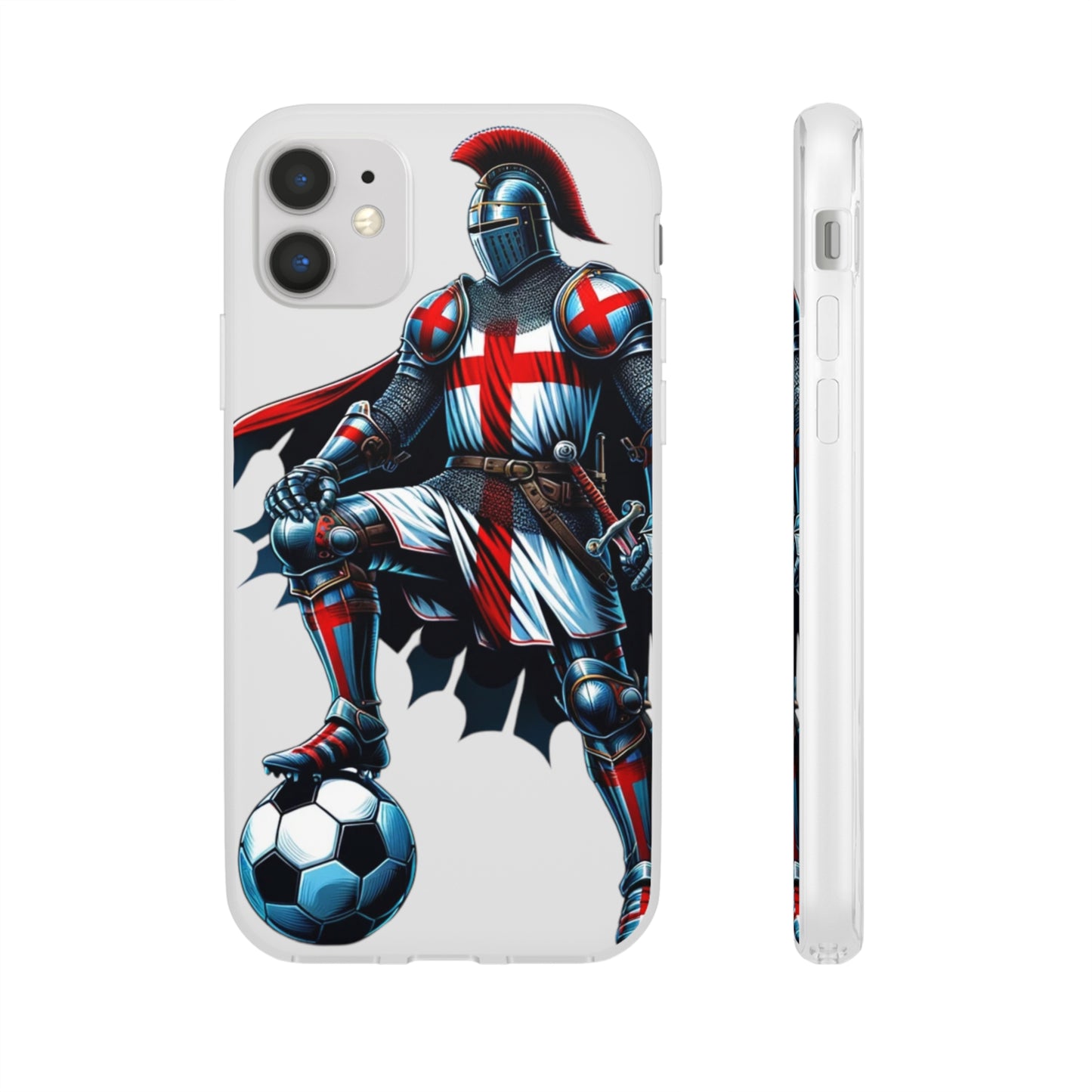 English Knight Flexi Case Semi-transparent