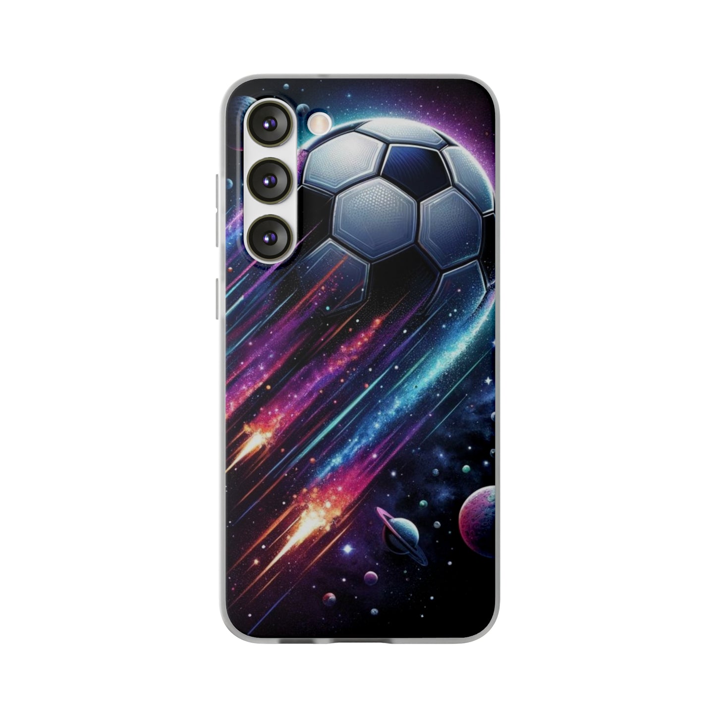 Football Magic Flexi Phone Case Semi-transparent