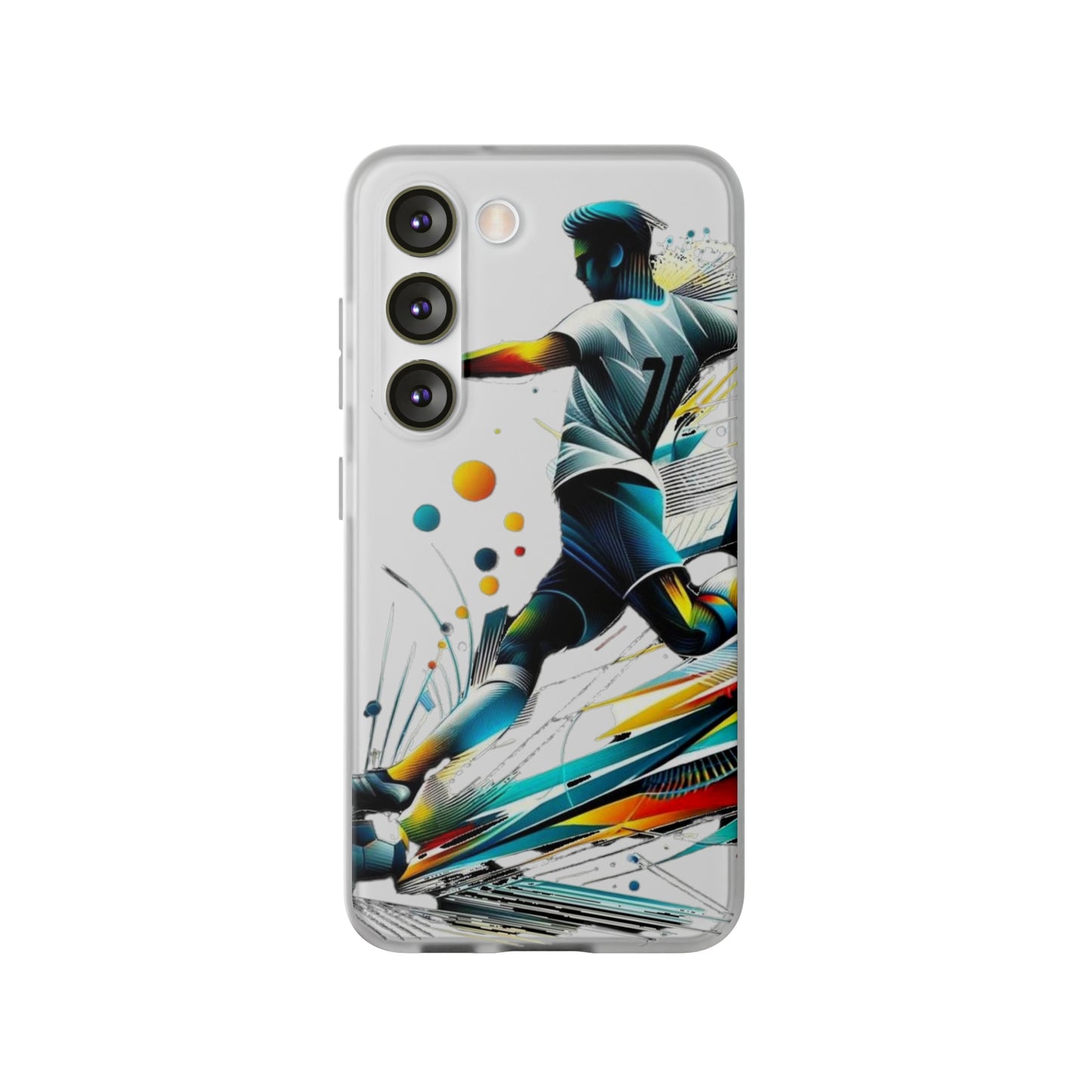 Football Magic Flexi Phone Case Semi-transparent